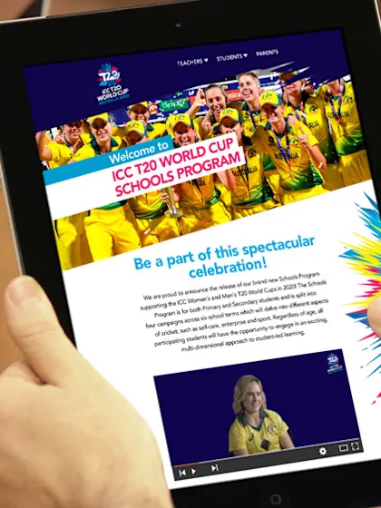 ICC T20 World Cup 2020 announces agency appointment for national schools program