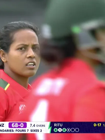 Georgia Plimmer - Wicket - New Zealand vs Bangladesh