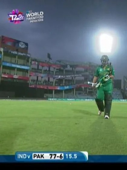 Sana Mir Wicket Fall IND V PAK Video ICC Womens WT20 2016
