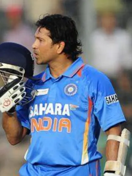 Tendulkar becomes first to score 100 centuries