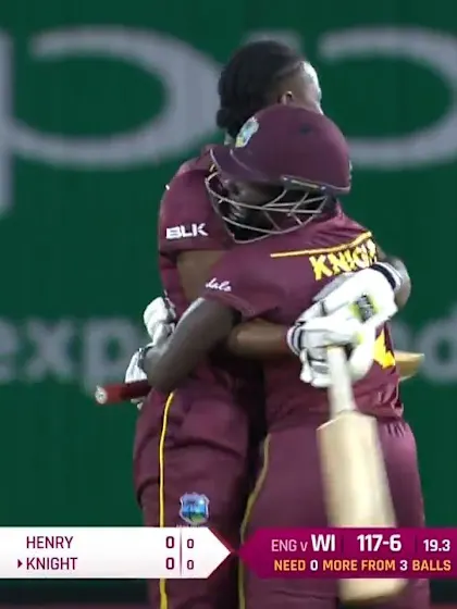 WI v ENG: The hosts beat England by 4 wickets to top Group A