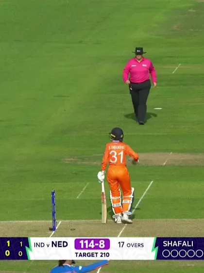 Silver Siegers - Wicket - India vs Netherlands