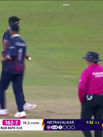 Usman Khan - Wicket - Pakistan vs United States of America