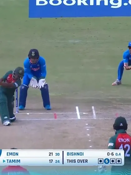 ICC U19 CWC: IND v BAN – Tanzid Hasan holes out to Tyagi