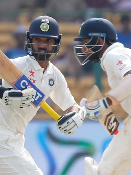 Pujara, Rahane edge India ahead