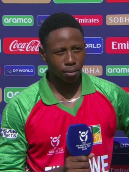 Nathaniel Hlabangana | ICC U19MCW26 | Zimbabwe post-match interview | 22 January '26