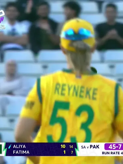 Aliya Riaz - Wicket - South Africa vs Pakistan