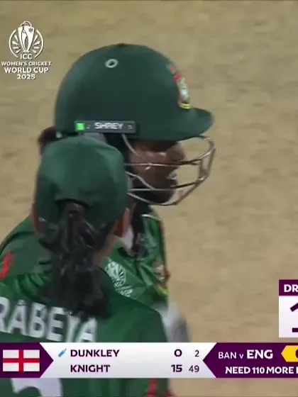 Sophia Dunkley - Wicket - England Women vs Bangladesh Women