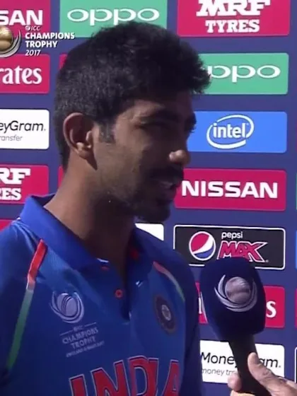 #CT17 IND v SA - Player of the Match - Jasprit Bumrah