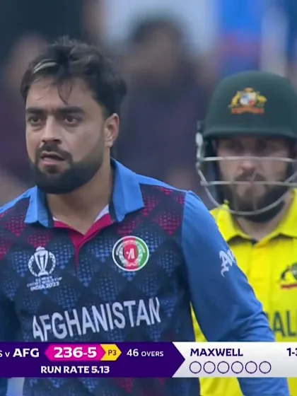 Rashid Khan - Six - Australia vs Afghanistan