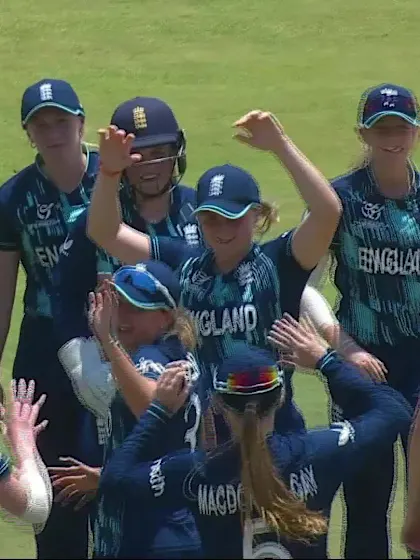 Wicket-Joanna-Loughran-Ireland-U19s-Women v England-U19s-Women ICC U19W T20WC 2023