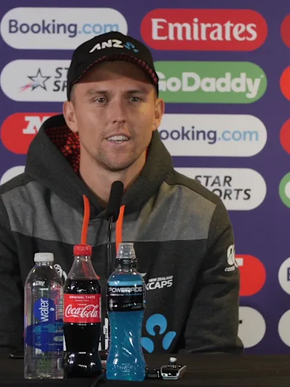18 June - Birmingham - New Zealand player Trent Boult pre-match press conference