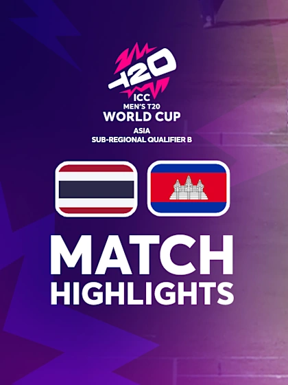 Thailand vs Cambodia | Match Highlights | T20WC Asia Qualifier B 2024