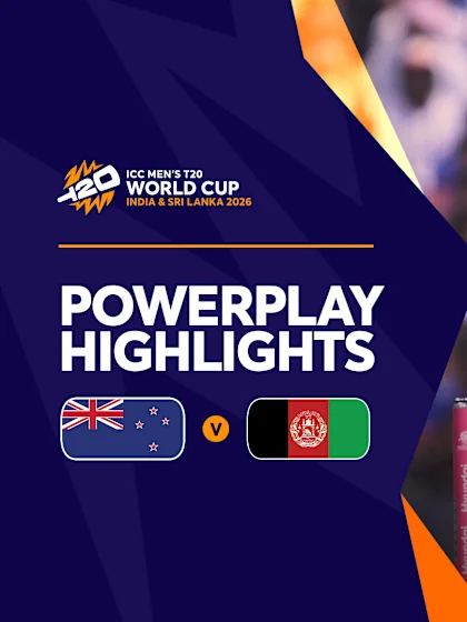 New Zealand strikes hold Afghanistan's charge | Powerplay Highlights | T20WC 2026