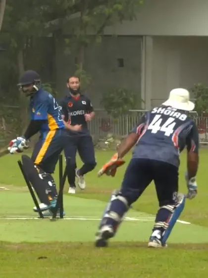 ICC Men’s T20 World Cup EAP B Qualifier: South Korea’s Mudassir Iqbal picks two wickets in two balls