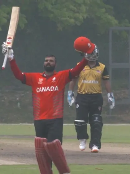 ICC CWC Challenge Group A: Canada captain Navneet Dhaliwal brings up his hundred