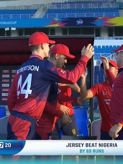 T20WCQ: JSY v NGR – Jersey's winning moment