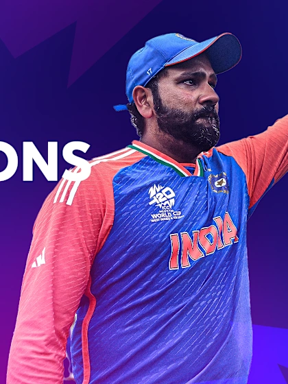 Logo of Rohit Sharma's raw emotions after final win | T20 World Cup 2024