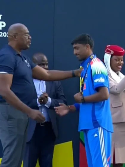 Under-19 World Cup Champions India collect their medals | U19 CWC 2026