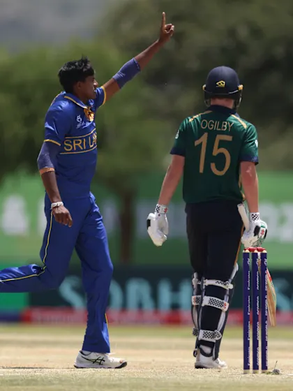 Fine catch from Dinsara | U19 CWC 2026