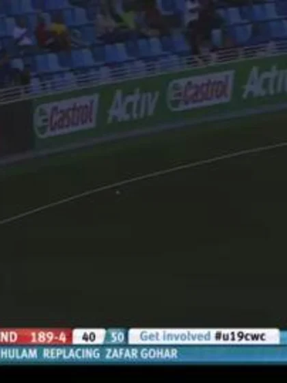 India v Pakistan - Man of the match - Sarfaraz Khan, ICC U19 CWC 2014