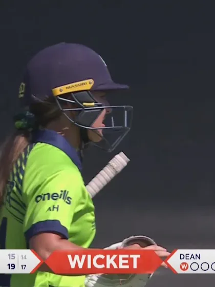 Logo of Wicket-Amy-Hunter-Ireland v England-Women ICC T20WC 2023