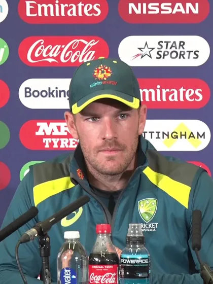 5 June  - Nottingham - Australia Captain Aaron Finch pre-match press conference