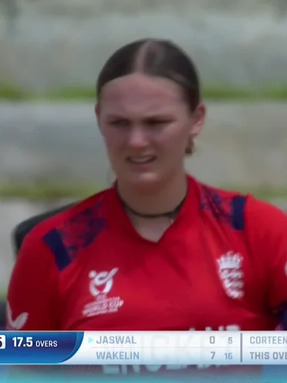 Logo of R Jaswal with a Batting vs England Women Under-19