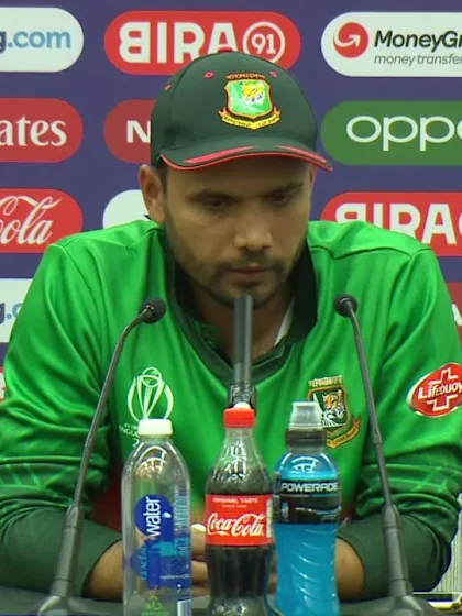 5 June - Oval - Bangladesh Captain Mashrafe Mortaza post-match press conference