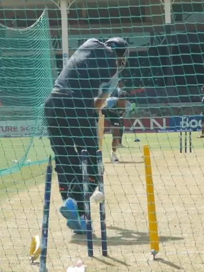 Rajvardhan Hangargekar cranks it up in the nets | 2022 ICC Men's U19 CWC
