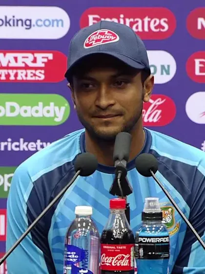 17 June - Taunton - Bangladesh player Shakib Al Hasan post-match press conference