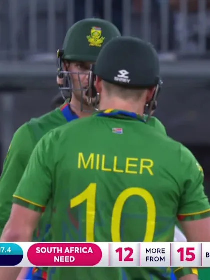 Logo of Wicket - Tristan Stubbs - India v South-Africa ICC T20WC 2022