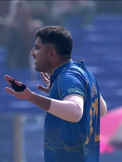 Rahmanullah Gurbaz - Wicket - Afghanistan vs United Arab Emirates