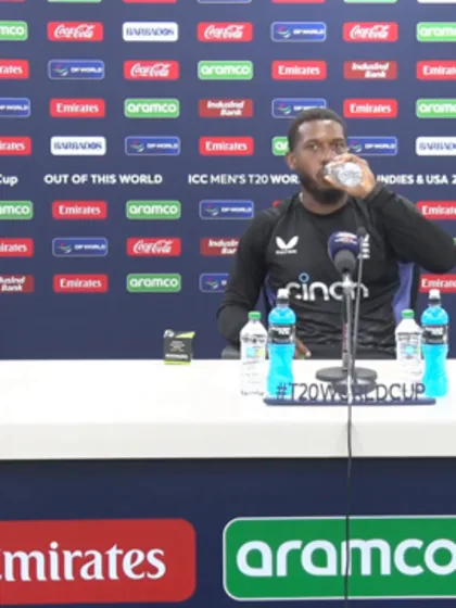 Chris Jordan (England player) post-match Press Conference - 23rd June 2024