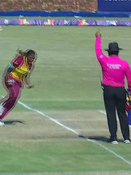 Wicket-Cynthia-Tuyizere-West-Indies-U19s-Women v Rwanda-U19s-Women ICC U19W T20WC 2023