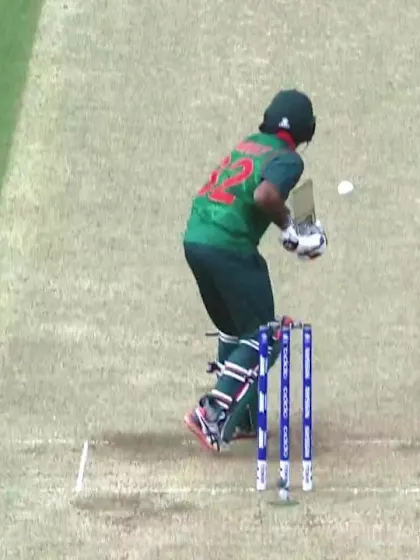 #CT17 Warm-Up: Mosaddek Hossain wicket