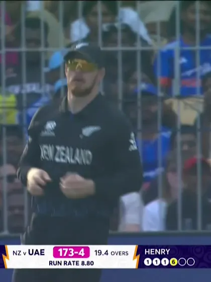 Sohaib Khan - Wicket - New Zealand vs United Arab Emirates