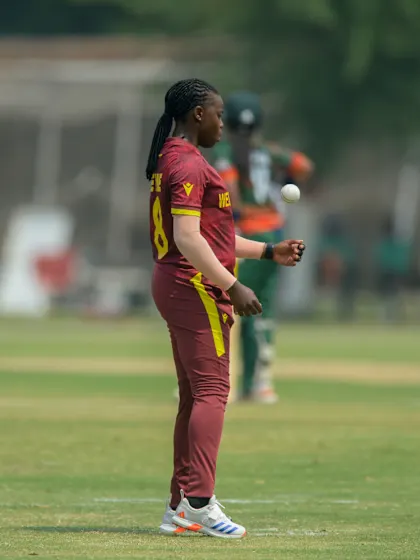 Aaliyah Alleyne shatters the stumps against Thailand | WCWCQ 2025