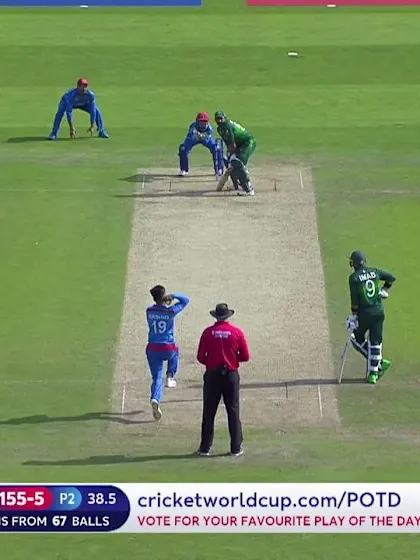 Logo of CWC19: PAK v AFG - Sarfaraz is run out as it goes from bad to worse for Pakistan