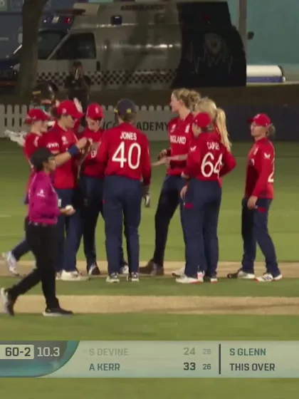 Logo of Sophie Devine - Wicket - England Women vs New Zealand Women