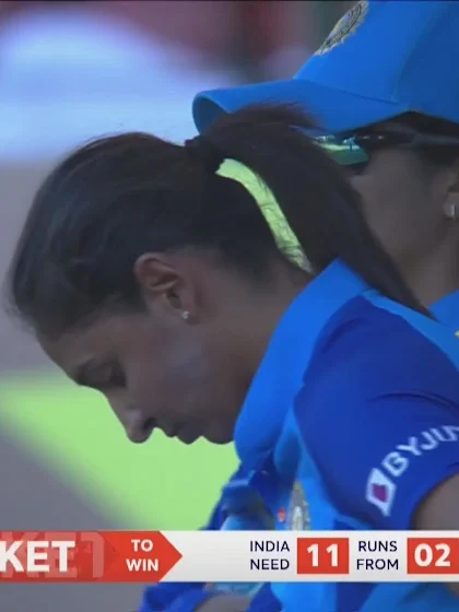 Logo of Radha Yadav - Wicket - Australia vs India