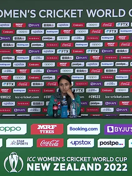 23 March - Christchurch - Pakistan Captain Bismah Maroof pre-match press conference
