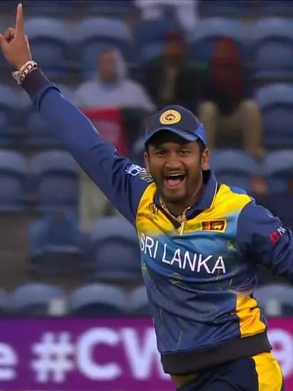Logo of CWC19: AFG v SL - Karunaratne with a stunning run out