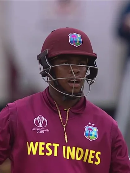 CWC_2019_MATCH23_WIvBAN_WI_39.1_HETMYER_FIFTY_SLO_MO_REACTIONS