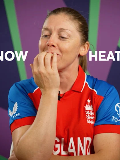 Get to know England batter Heather Knight
