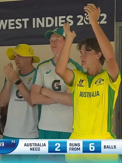 Australia's Winning Moment | AFG v AUS | ICC U19 Men's CWC 2022