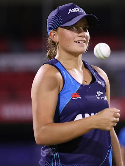 Follow Eden Carson's routine at the Kiwi nets | WI v NZ | WT20WC 2024