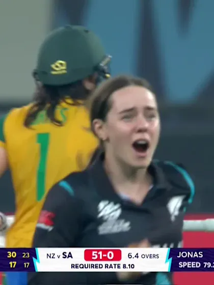 Logo of Tazmin Brits - Wicket - South Africa vs New Zealand