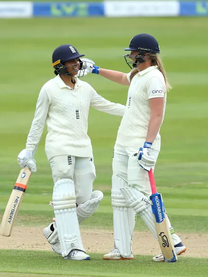 Five wickets in final session leaves England on top