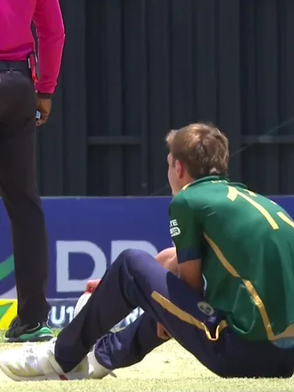 Chamika Heentigala with a Four vs. Ireland